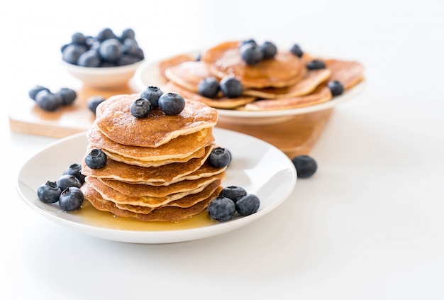 Pfannkuchen mit Heidelbeere