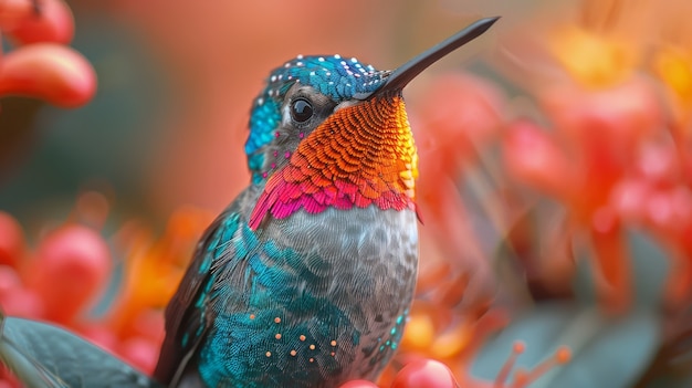 Kostenloses Foto photorealistic hummingbird outdoors in nature