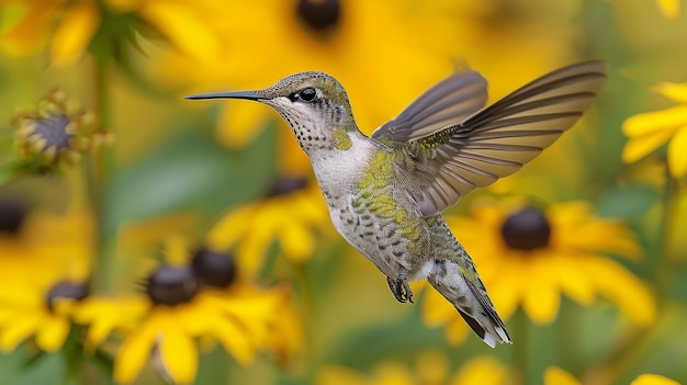 Kostenloses Foto photorealistic view of beautiful hummingbird in its natural habitat