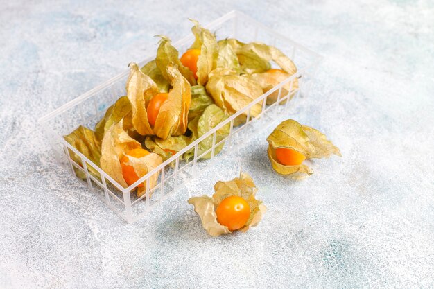 Physalis peruviana oder Goldene Beere.