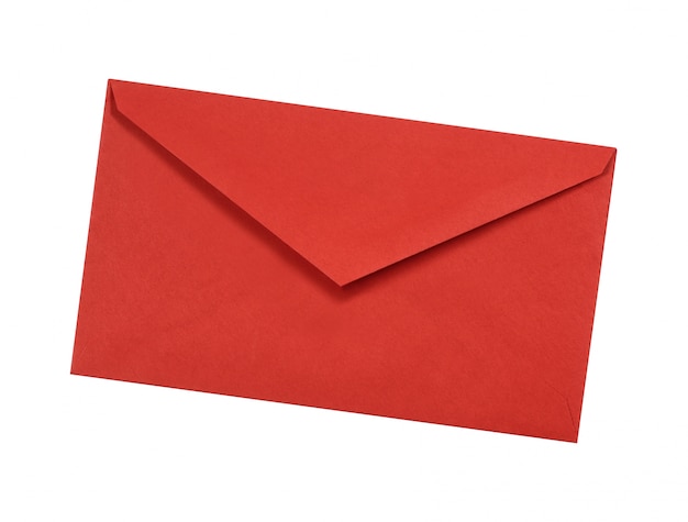 Plain roten Umschlag