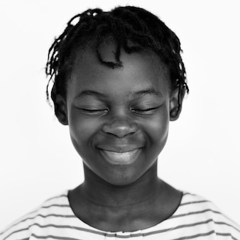 Porträt eines kongolesischen kindes