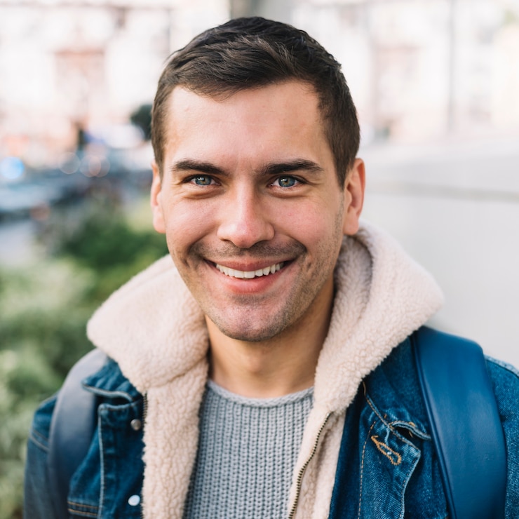 Kostenlose Foto portrait des modernen mannes