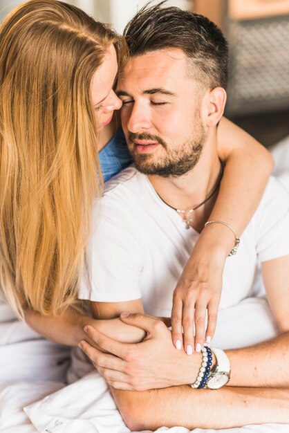 Portrait eines schönen jungen Paares