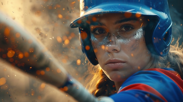 Kostenloses Foto portrait of woman competing in the olympic games championship