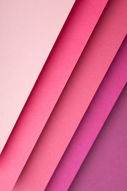 Kostenloses Foto psychedelische papierformen in verschiedenen farbtönen