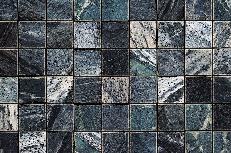 Kostenlose Foto quadratischer innenbodenfliesenhintergrund