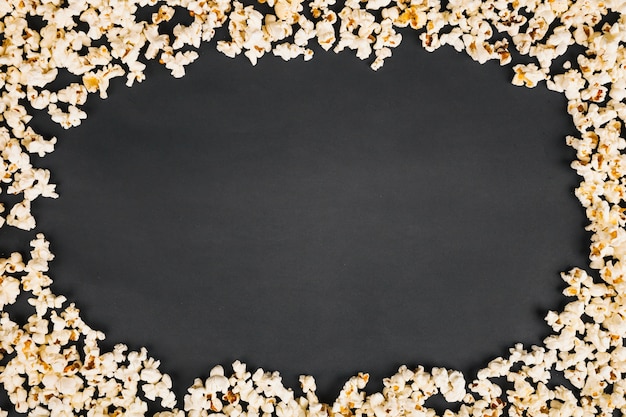 Rahmen aus Popcorn