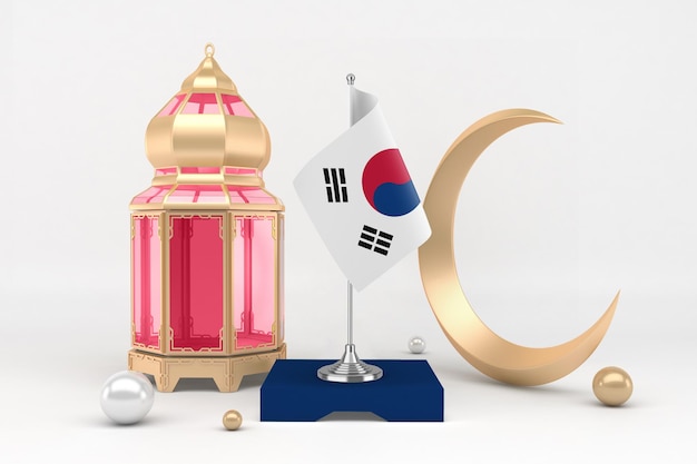 Ramadan, Südkorea, In, Weißer Hintergrund