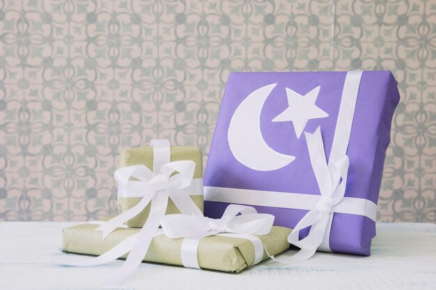 Ramadan Zusammensetzung mit Geschenken