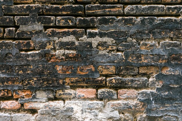 Raue und schmutzige Backsteinmauer