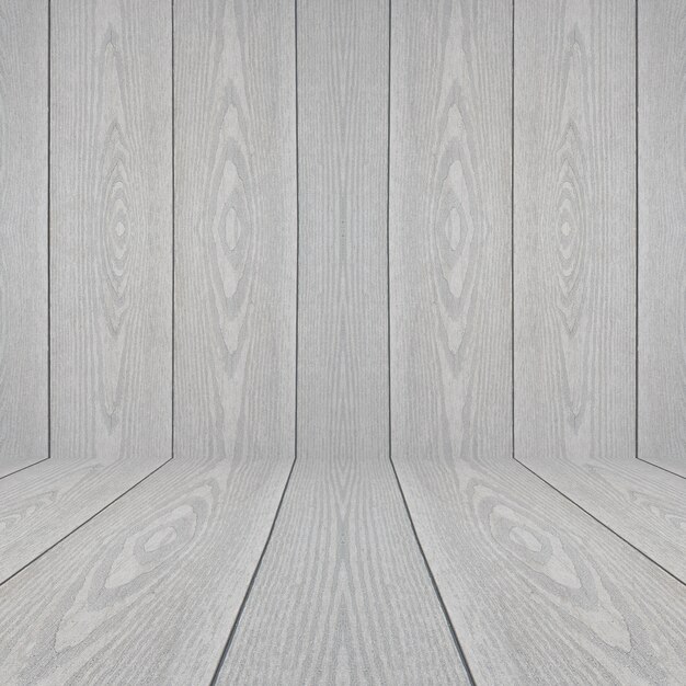 Rauminnenweinlese Retro- mit hölzerner Wand und Bretterboden. Perspective Holz Textur Hintergrund