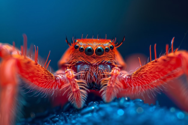 Kostenloses Foto realistische spinne in der natur