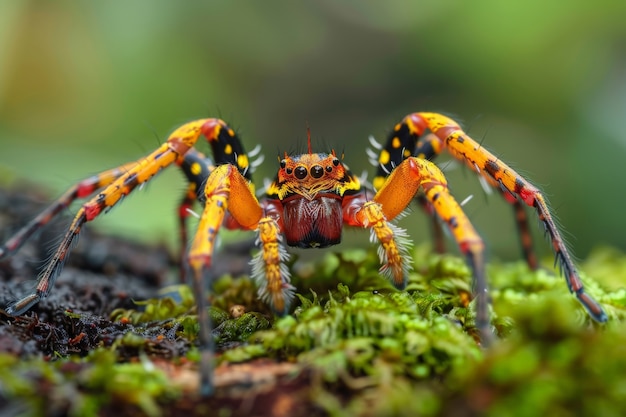 Kostenloses Foto realistische spinne in der natur