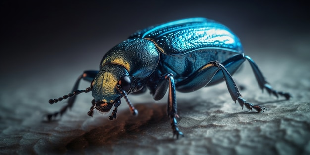 Kostenloses Foto realistischer käfer in der natur