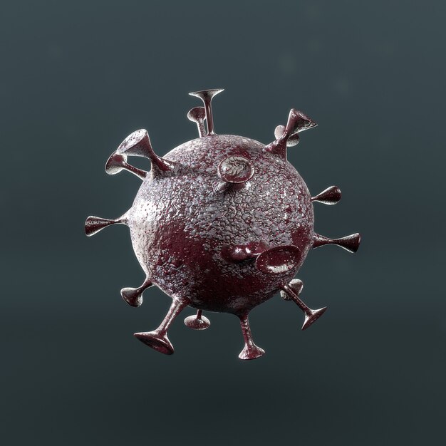 Realistisches Coronavirus