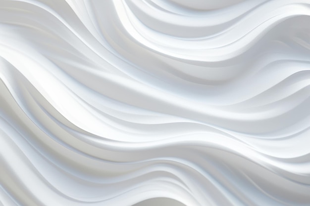Realistisches Foto einer schönen wellenförmigen weißen Textur