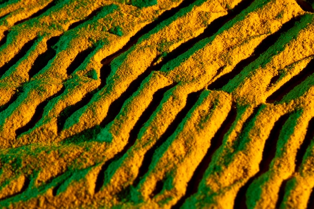 Kostenloses Foto rechteckiger sand formt hohe ansicht