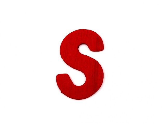 Red letter s