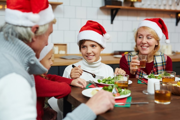 Reden beim Abendessen