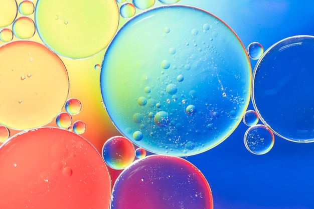 Regenbogen abstrakte Blasen Textur