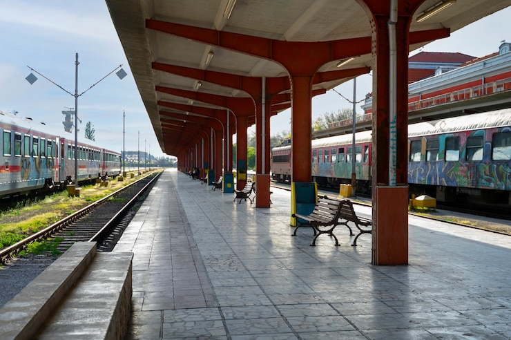 Kostenlose Foto reisen mit dem zug-lebensstil