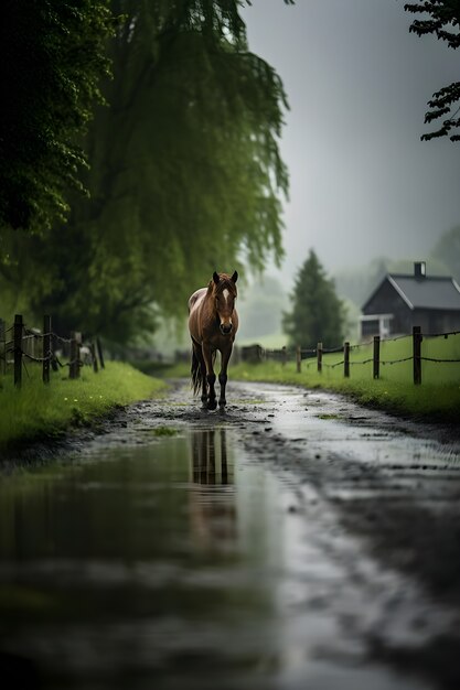 Reiten auf dem Land