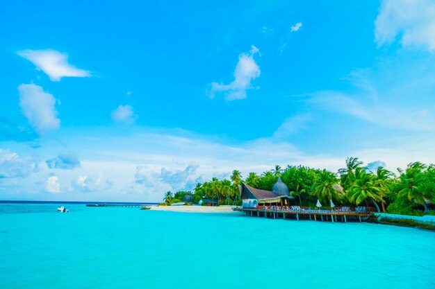 Resort exotischen Insel blaues Meer