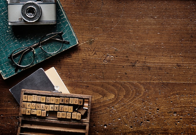 Kostenloses Foto retro schreibmaschinen-maschine im alten stil