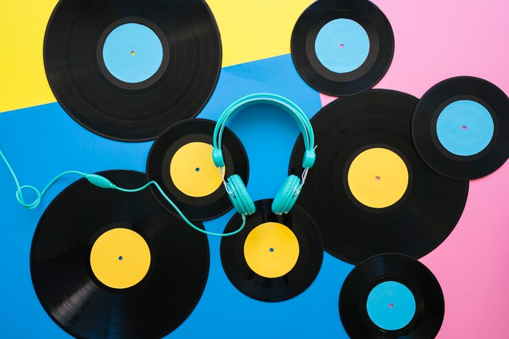 Kostenlose Foto retro-vinyl-konzept