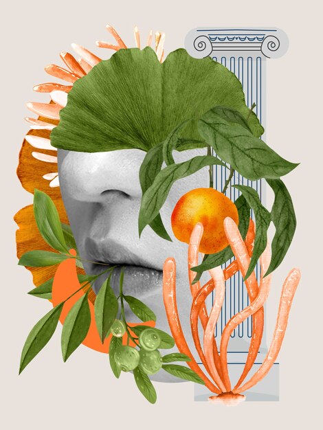 Riechsinn und Fruchtcollage
