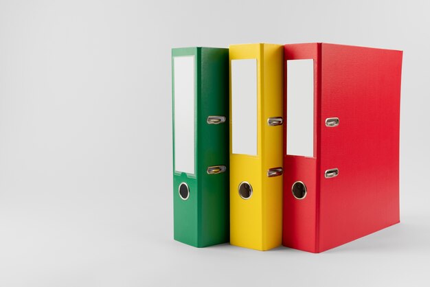 Ringbinder, der für gespeicherte Dokumente verwendet wird
