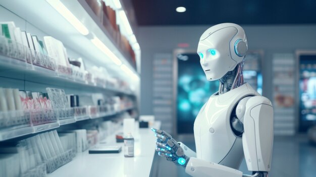 Roboter arbeiten im Pharmabereich anstelle von Menschen