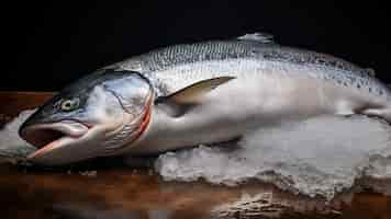 Kostenloses Foto roher fisch zum kochen bereit