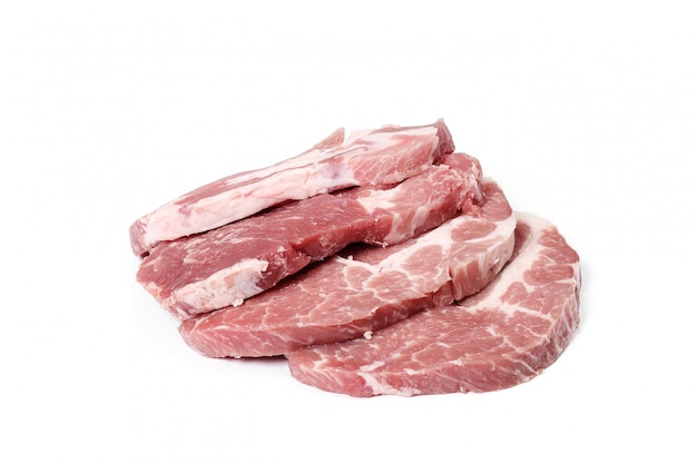 Kostenloses Foto rohes fleisch