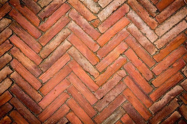 Rote Backsteinmauer