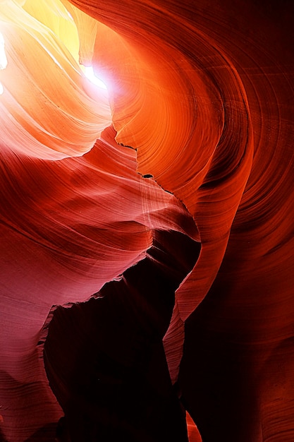 Rote Felsen im Antelope Canyon, Arizona, USA