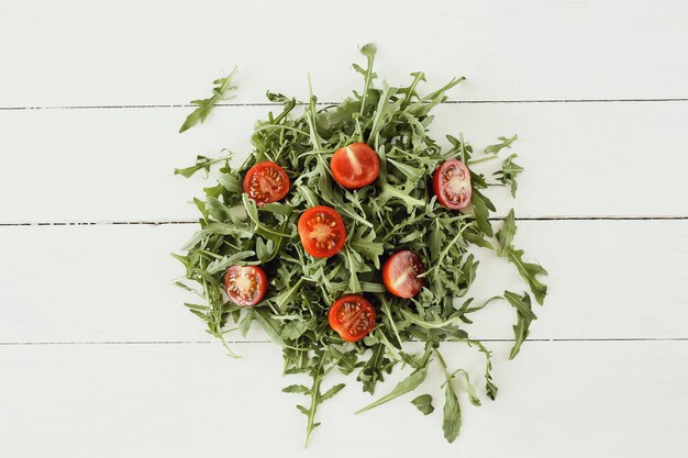 Salat mit Kirschtomaten