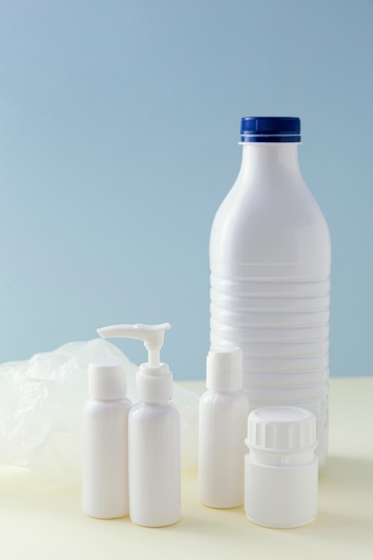 Sammlung von Plastikflaschen