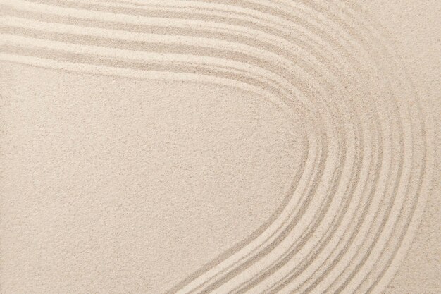 Sand Oberflächenstruktur Hintergrund Zen und Friedenskonzept