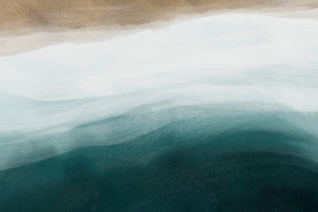 Sand und Meer Aquarell Textur Hintergrund