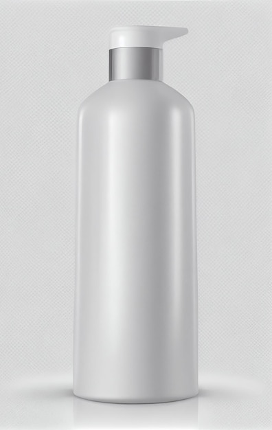 Saubere Hygieneproduktflasche Schönheitsbehandlungsverpackung generative KI