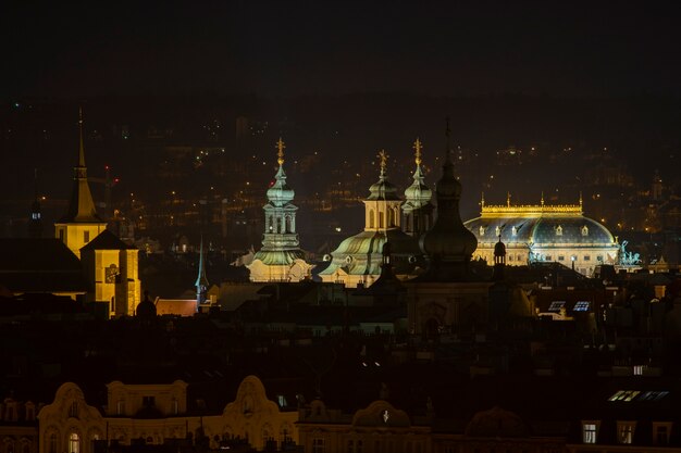 Saubere Straßen der Stadt Prag