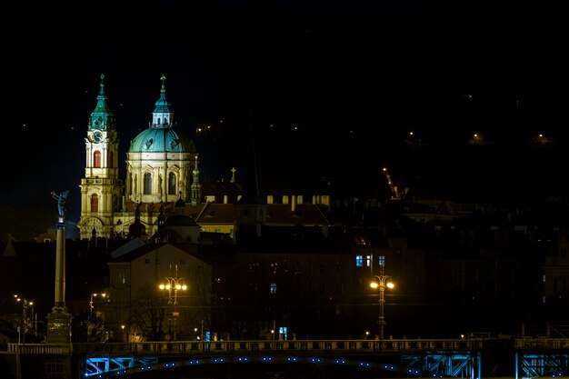 Saubere Straßen der Stadt Prag