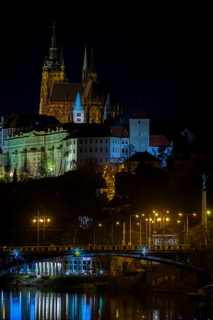 Saubere Straßen der Stadt Prag