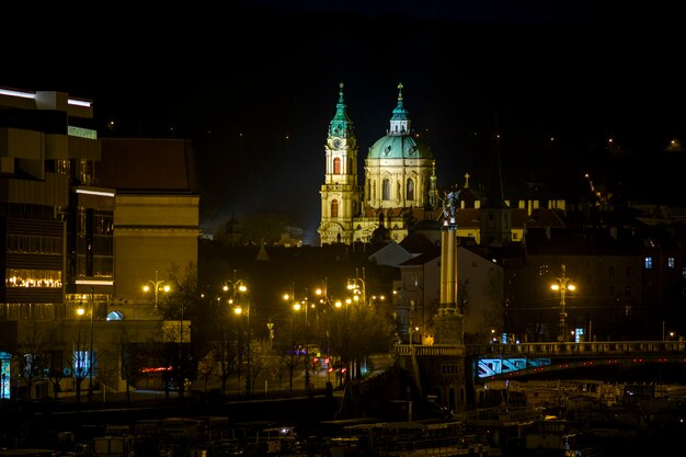 Saubere Straßen der Stadt Prag