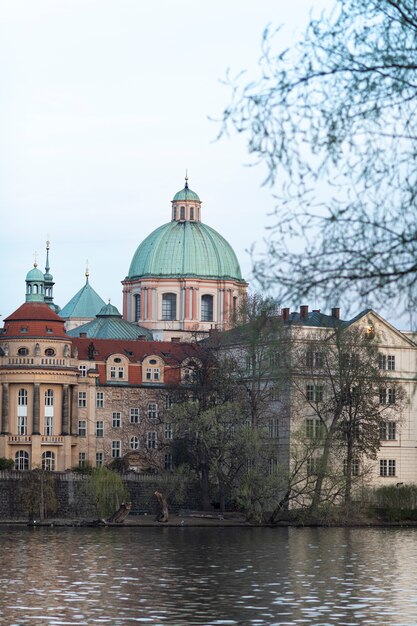 Saubere Straßen der Stadt Prag