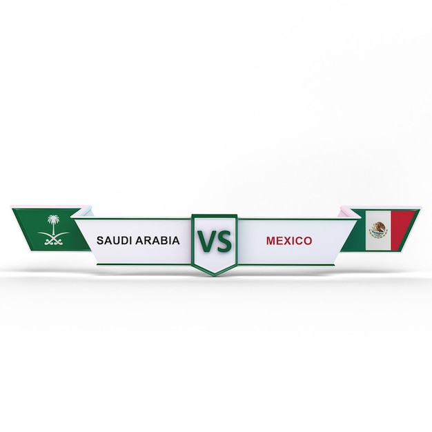 Saudi-Arabien VS Mexiko Weltmeisterschaft