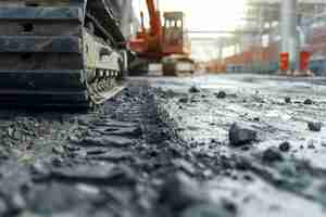 Kostenloses Foto schauplatz der baustelle mit ausrüstung