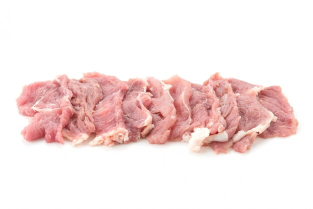 Scheibe Schweinefleisch